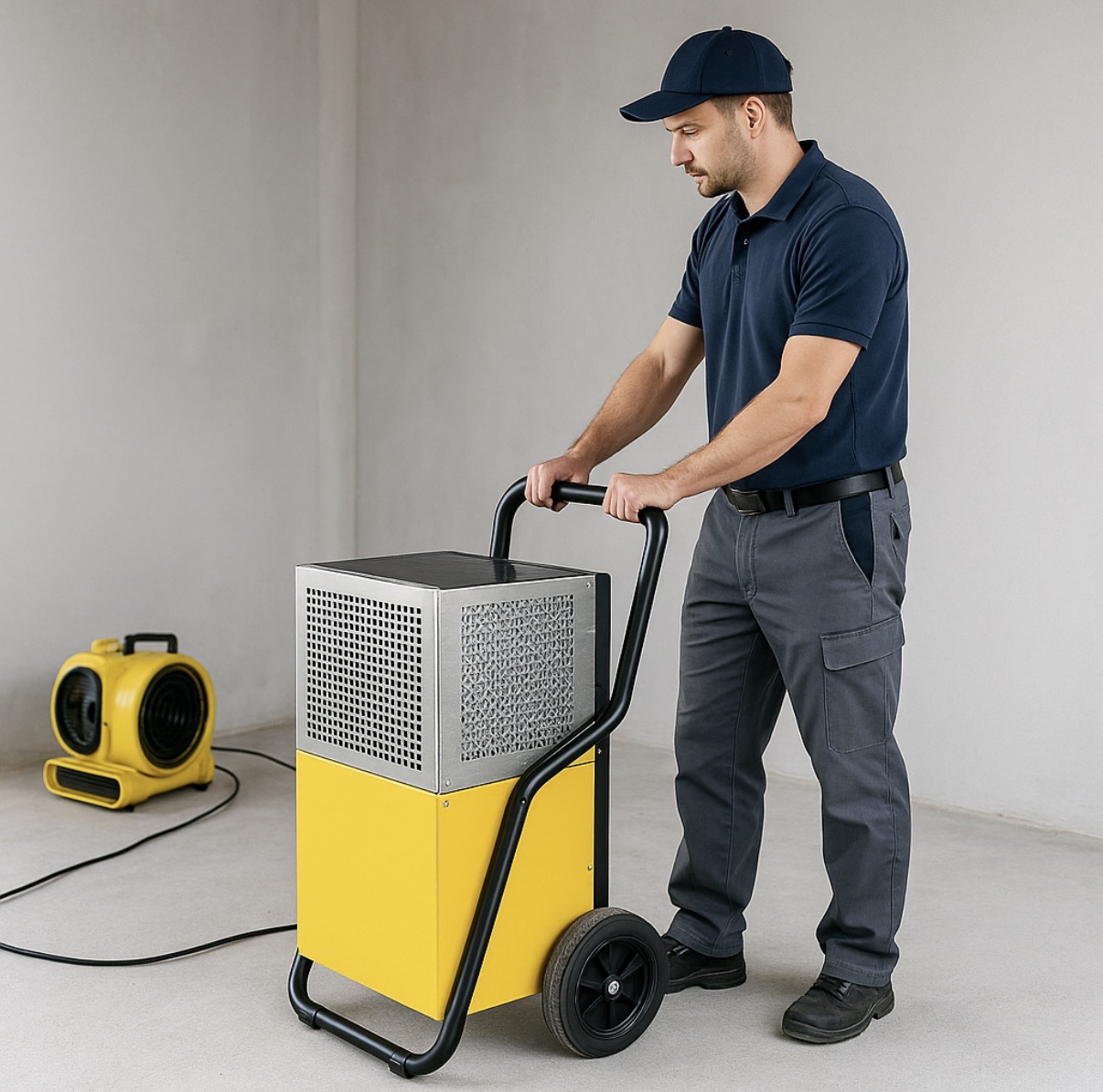 Bautrocknung mit professionellen Geräten