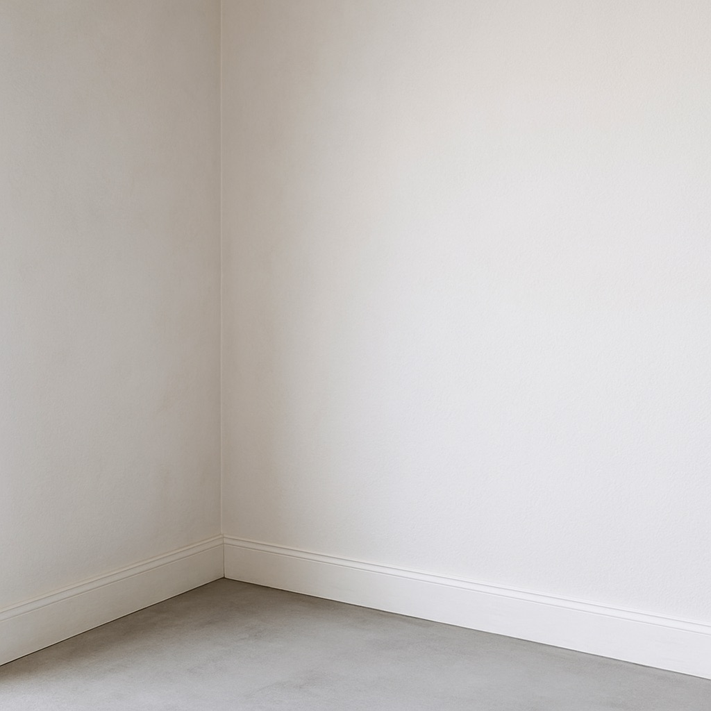 Kellerwand nach Schimmelbeseitigung – Nachher